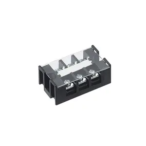 KEERTE Best Price STB-3003 30A 3P 600V Terminal Strip Car Audio Power Distribution Block Screw Terminal Block black 2.5mm