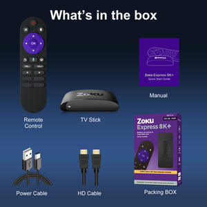 Reproductor Multimedia HD 4k con WiFi de Doble Banda y Control Remoto por Voz Bluetooth, Android 11 Quad Core - Product Image 4