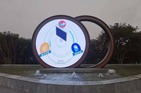 Écran LED transparent souple adhésif super fin Lecede pour intérieur, affichage d'écran LED transparent P2.5