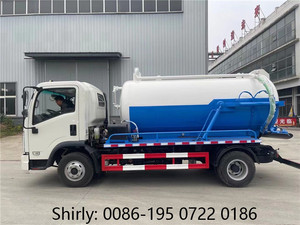 Camión de succión de aguas residuales DONGFENG 4x2 personalizado 4-6cbm Camión de limpieza de alcantarillado al vacío para exportación - Product Image 2