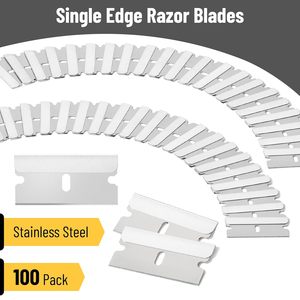 Thép không gỉ thay thế scraper lưỡi đơn cạnh lưỡi dao cạo - Product Image 3