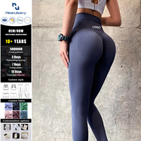 Pantalons de yoga personnalisés pour femmes, taille élastique, taille mi-haute, extensibles dans quatre directions, grande taille, séchage rapide, respirants, vêtements d'entraînement pour la salle de sport