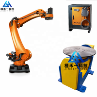 Ventes d'usine 500 kg Positionneur de soudage rotatif à double axe bon marché et de haute qualité pour robot KUKA, YASKAWA, FANUC