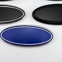 Autocollant d'emblème de volant FUXINGTAI pour Ford Ecosport F150 Escort GT, couverture de logo, accessoires de voiture, remplacement