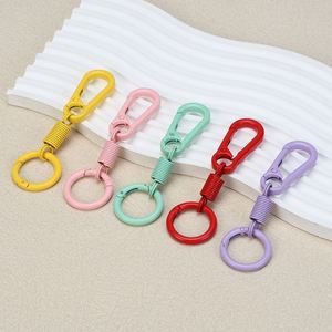 Colorful Spring Hook Keychain Carabiner Key Holder for Backpacks, Bags, Luggage, Outdoor Gear - Product Image 1