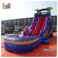 Toboggan aquatique gonflable pour enfants et adultes Piscine à eau Tissu Oxford ou PVC