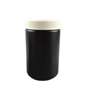 ओएम 250 मिली ब्लैक पी प्लास्टिक की गोलियों के साथ प्लास्टिक की खाली गोलियों की बोतल के साथ प्लास्टिक की खाली गोलियों की बोतल