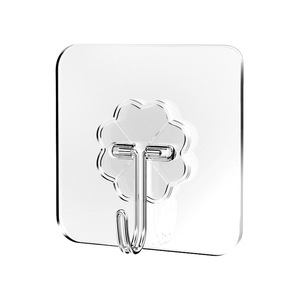 Ganchos adhesivos para colgar en la pared con logotipo personalizado, ganchos para colgar ropa en la pared, ganchos transparentes impermeables autoadhesivos - Product Image 1