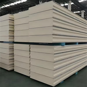 Panneau sandwich en <span class=keywords><strong>laine</strong></span> <span class=keywords><strong>de</strong></span> roche pour bâtiment d'entrepôt, isolation thermique, âme en mousse d'aluminium avec revêtement extérieur en acier, matériaux pour murs - Product Image 6