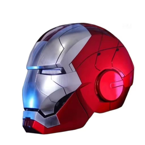 Casque <span class=keywords><strong>Iron</strong></span> <span class=keywords><strong>Man</strong></span> à commande vocale, lumineux, ouvrant et fermant électriquement, transformable, pour cosplay, fête, en plastique - Product Image 4