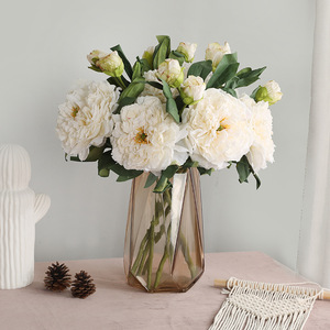 Style européen, ensemble de 2 pièces, noble concubine, fleur de pivoine, utilisé pour la décoration de la maison, décoration d'entrée de salon - Product Image 2