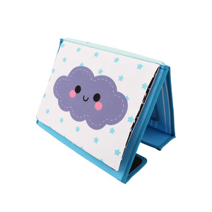 Juguetes Educativos para el Tiempo Boca Abajo, <span class=keywords><strong>Libro</strong></span> de <span class=keywords><strong>Tela</strong></span> Sensorial para el Aprendizaje Temprano, <span class=keywords><strong>Libro</strong></span> Suave para Bebés con Papel Arrugado, Espejo y <span class=keywords><strong>Texturas</strong></span> Divertidas - Product Image 3