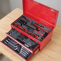 Lot de 83 clés à douille et outils de sécurité pour la maison et l'automobile, coffret métallique portable