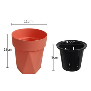 Vente en gros <span class=keywords><strong>de</strong></span> pots à <span class=keywords><strong>fleurs</strong></span> ronds en plastique <span class=keywords><strong>de</strong></span> haute qualité et bon marché pour la décoration <span class=keywords><strong>de</strong></span> jardin, pour l'extérieur - Product Image 2