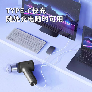 Handheld <b>Vacuum</b> Cleaner 0.2L Rechargeable <b>Portable</b> Brushless Motor For Home And Car Use - Product Image 3