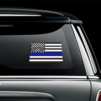 Personnalisé Ligne Bleue Police autocollant vinyle autocollant de Voiture Étanche Extérieure Windows Vélos autocollants