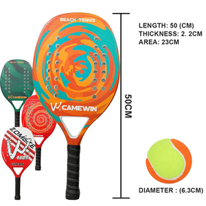 Offre Spéciale classiques 50% raquette de tennis de plage en carbone stock de fibre de carbone quantité minimale de commande bas prêt à expédier raquettes de tennis de plage - Product Image 3