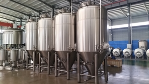 Fermenteur industriel de cuve de fermentation de <span class=keywords><strong>brasserie</strong></span> de bière artisanale de fermenteur conique 3000L avec trou d'homme latéral - Product Image 5