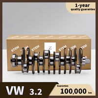 Vilebrequin de moteur en alliage Mk4 Mk5 VW3.2 VR6 3.2 EA390 V6 pour Volkswagen Audi, OE NO.022105101A