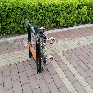 Folding Handcart 860x602x395mm Powder Coated Mesh <b>Cart</b> For Shopping And Transport - Product Image 4