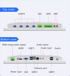 Android Windows Linux 15 "17" 19 "inch bảng điều chỉnh PC I7 cảm ứng công nghiệp màn hình không quạt nhúng công nghiệp tất cả trong một máy tính - Product Image 3