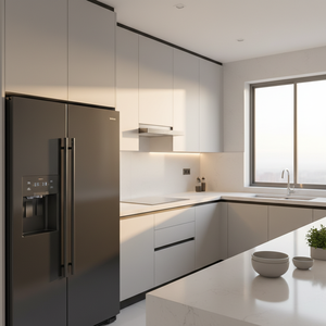 [Design 3D Gratuito] <span class=keywords><strong>Cucina</strong></span> Modulare Moderna Personalizzata, Unità <span class=keywords><strong>Cucina</strong></span> in Legno Impermeabile <span class=keywords><strong>per</strong></span> Progetti Residenziali, Soluzione Progettuale - Product Image 2