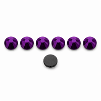 Strass en verre écologiques mystiques améthyste, prune, violet raisin pour le yoga, la méditation, l'aromathérapie et les applications spirituelles, avec réduction sur le volume