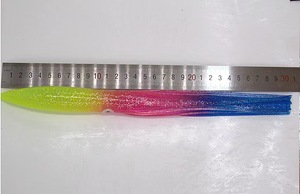 Jupes de pêche souples en caoutchouc colorées de 30 cm, leurres de pêche en forme de pieuvre, leurres de pêche en forme de jupe de pieuvre, leurres de pêche en forme de pieuvre - Product Image 4