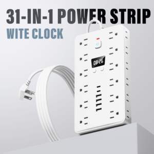 Yeni Ürün ABD Akım Korumalı Priz USB Güç Şeridi 24AC Topraklı Priz Uzatıcı 1.5m 6USB Priz Adaptörü - Product Image 6