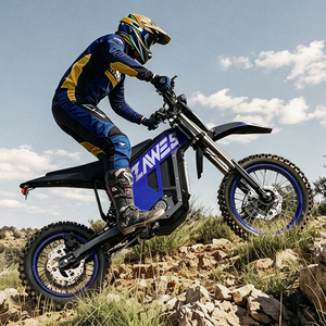 ZAWES GT1 Dirt Bike, pneu arrière à crampons, suspension intégrale, moto tout-terrain, entrepôt US UK EU - Product Image 1