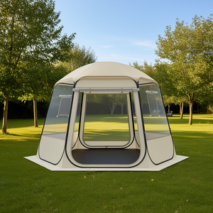 เต็นท์โดมใสกันน้ำขนาด 10x9.2 ฟุต ยี่ห้อ Pop Bubble พร้อมหน้าต่างพาโนรามา สำหรับตั้งแคมป์กลางแจ้งและใช้งานในสวนหลังบ้าน - Product Image 2