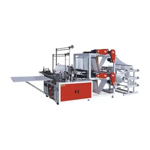 6 line High Speed and quality Automatic Plastic Nylon Poly and degradable PE shopping Bag Making Machine