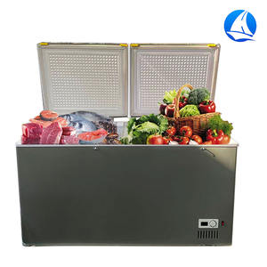 Refrigeradores de Una Puerta BD498, Congeladores Eléctricos de Gran Capacidad con Cerradura, Luz LED, Diseño de <span class=keywords><strong>Aletas</strong></span> de Aluminio, Refrigerador Congelador - Product Image 2