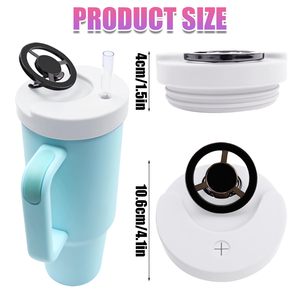 ที่วางโทรศัพท์มือถือแบบหมุนได้ขนาด 40 ออนซ์ พร้อมฝาปิดแก้ว ที่ยึดโทรศัพท์แบบแม่เหล็ก MagSafe  ฐานวางโทรศัพท์แบบวงแหวนแม่เหล็ก ผลิตภัณฑ์ภาชนะบนโต๊ะอาหาร - Product Image 3