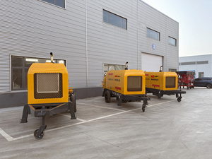 Ventes d'usine Mini pompe à béton Pompe à ciment diesel Machine à ciment Petite pompe à béton - Product Image 3