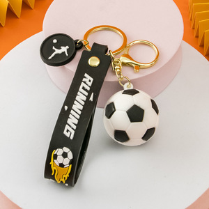 Llavero <span class=keywords><strong>de</strong></span> PVC al por mayor, con diseño <span class=keywords><strong>de</strong></span> estrella <span class=keywords><strong>de</strong></span> fútbol, mascota, recuerdo para aficionados, colgante pequeño para mochila escolar - Product Image 3