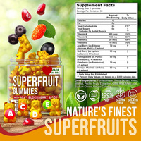 Bonbons gélifiés à la tyrosine OEM 1000 mg, complément alimentaire végétalien naturel pour adultes et adolescents - Améliore l'immunité et l'énergie