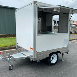 Cuisine mobile en acier inoxydable 304 avec cadre en aluminium, certifiée CE, camion de restauration, friteuse, Australie, café, barbecue, crème glacée, burger, pizza, bière - Product Image 2