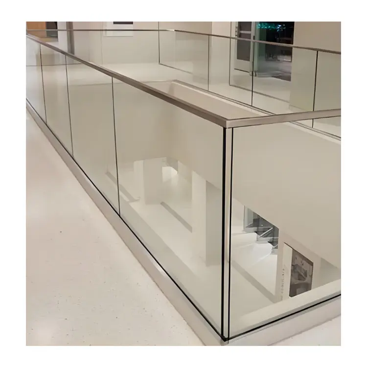 ガラスフェンス室内装飾安全ガラスパーティション合わせガラス