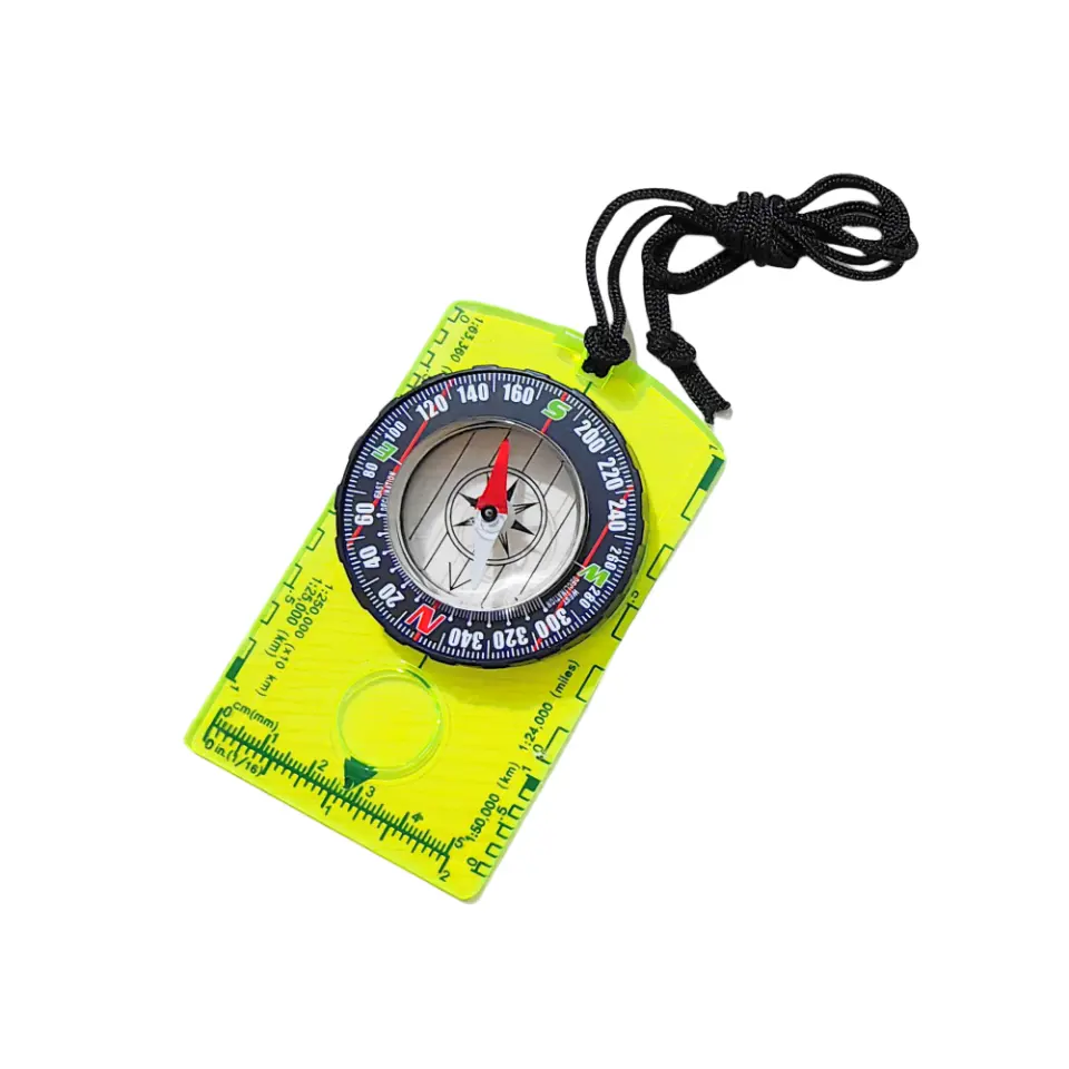 JK-ZNZ-001 Camping Navigation Acrylic Backpack Compass Professional Field Compass for Map Reading Best Survival Tool