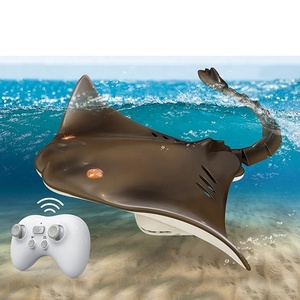 <span class=keywords><strong>Bateau</strong></span> Rc de <span class=keywords><strong>Piscine</strong></span> Étanche <span class=keywords><strong>pour</strong></span> Enfants, Simulation Électrique Créative, 2.4G, Manta Fish Ray, Jouet d'Été - Product Image 4