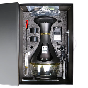 Mini <span class=keywords><strong>Cachimba</strong></span> <span class=keywords><strong>de</strong></span> Acero Inoxidable con Caja <span class=keywords><strong>de</strong></span> Regalo, Iluminación LED y Gestión <span class=keywords><strong>de</strong></span> Calor - Set <span class=keywords><strong>de</strong></span> Regalo <span class=keywords><strong>de</strong></span> Lujo para Uso Doméstico Familiar - Product Image 6
