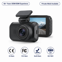 Caméra embarquée double 2K QHD avant 1080P arrière avec écran 3 pouces, WiFi, GPS, enregistreur de conduite, vision nocturne, personnalisable OEM