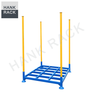 מטען תחבורה לוגיסטי מתלה פלדה מתקפלת אריזת מטען תחבורה לוגיסטי עבור מלגזה פרופיל תואם מסגרת מחסנית - Product Image 4