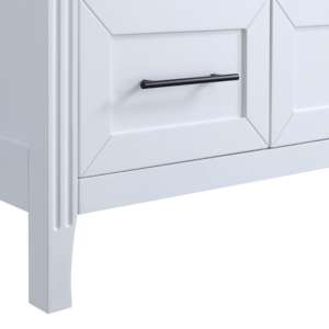 Bak mandi berdiri Bebas Amerika Utara Modern meja rias kamar mandi 7-laci kayu lapis Solid keramik <span class=keywords><strong>60</strong></span> inci Air - Product Image 4