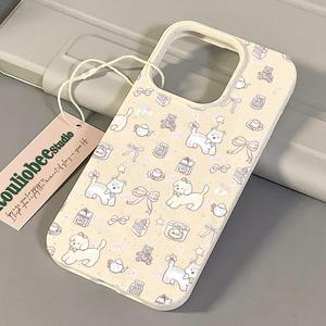 <span class=keywords><strong>Coque</strong></span> de blé pour chiot à fleurs mignon à grand trou résistant aux chutes pour <span class=keywords><strong>Apple</strong></span> pour iPhone 15 ProMax étui de téléphone portable en matériau TPU pour Plus - Product Image 6