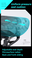 Nouvelle Arrivée 2025 - Chaise de Gaming Ergonomique X5PRO avec Accoudoirs 6D, Triple Soutien Lombaire Réglable et Siège en Maille pour Bureau à Domicile