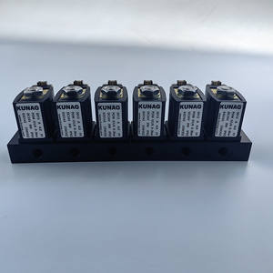 Vanne solénoïde KUNAG 2013 A 40 FE 1/4 po électro-pneumatique à température normale pour arrêt d'encre - Product Image 1