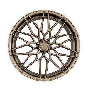Vente en gros de jantes en alliage d'aluminium coulé de haute qualité <span class=keywords><strong>MSZ</strong></span> Bronze Multi Spoke 18-22 pouces 5x120/5x112 ET35/ET38 pour voitures particulières - Product Image 3