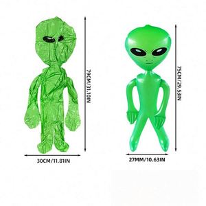 PVC <b>Inflatable</b> Funny Alien Figure Spooky Halloween Decor & Fun Promo Giveaway - Product Image 2